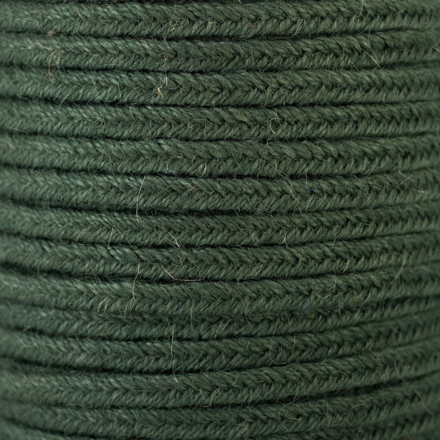 Trenza de Yute tipo Soutache 10mm Verde Militar