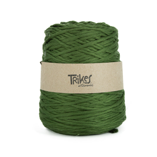 Hilaza Soft Algodon Poliester Verde Militar 4mm