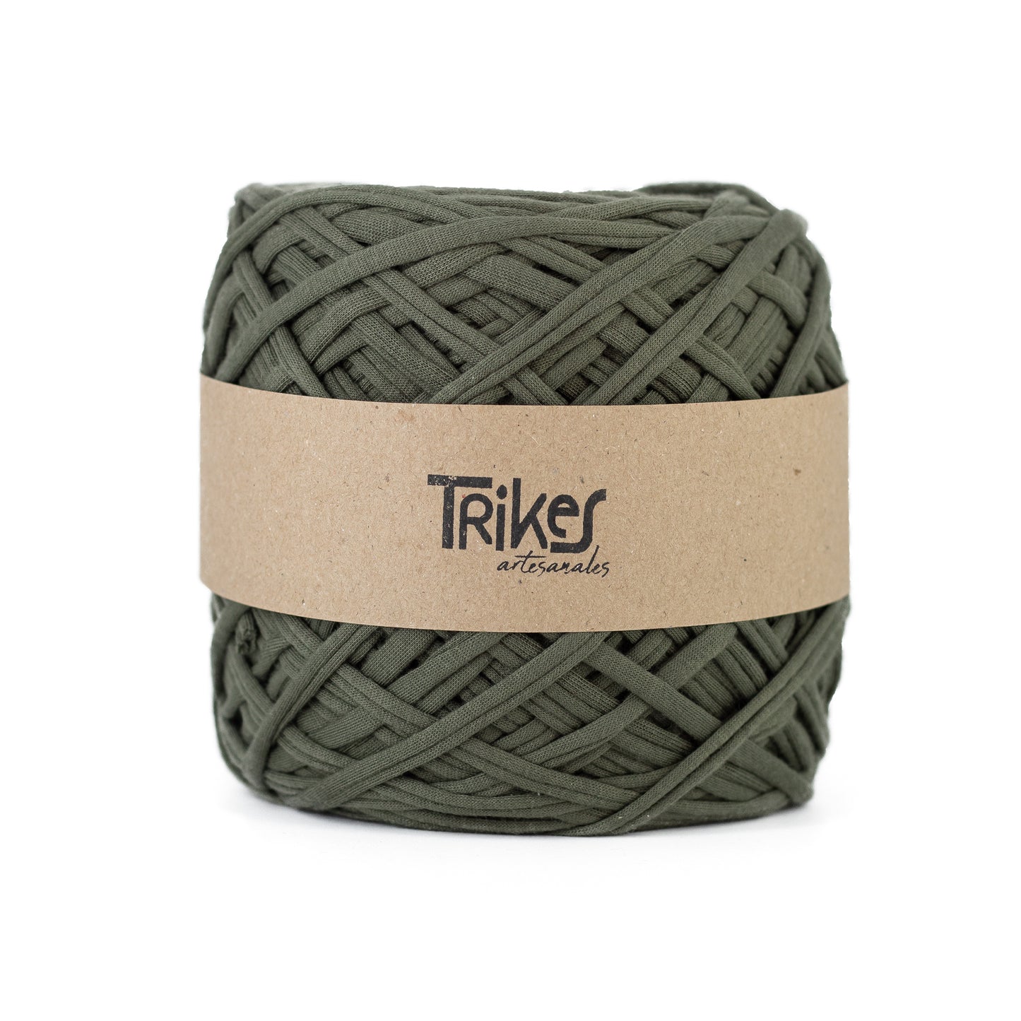 Trapillo Algodon Poliester 4mm Verde Militar