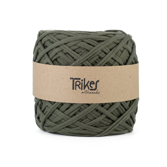 Trapillo Algodon Poliester 4mm Verde Militar