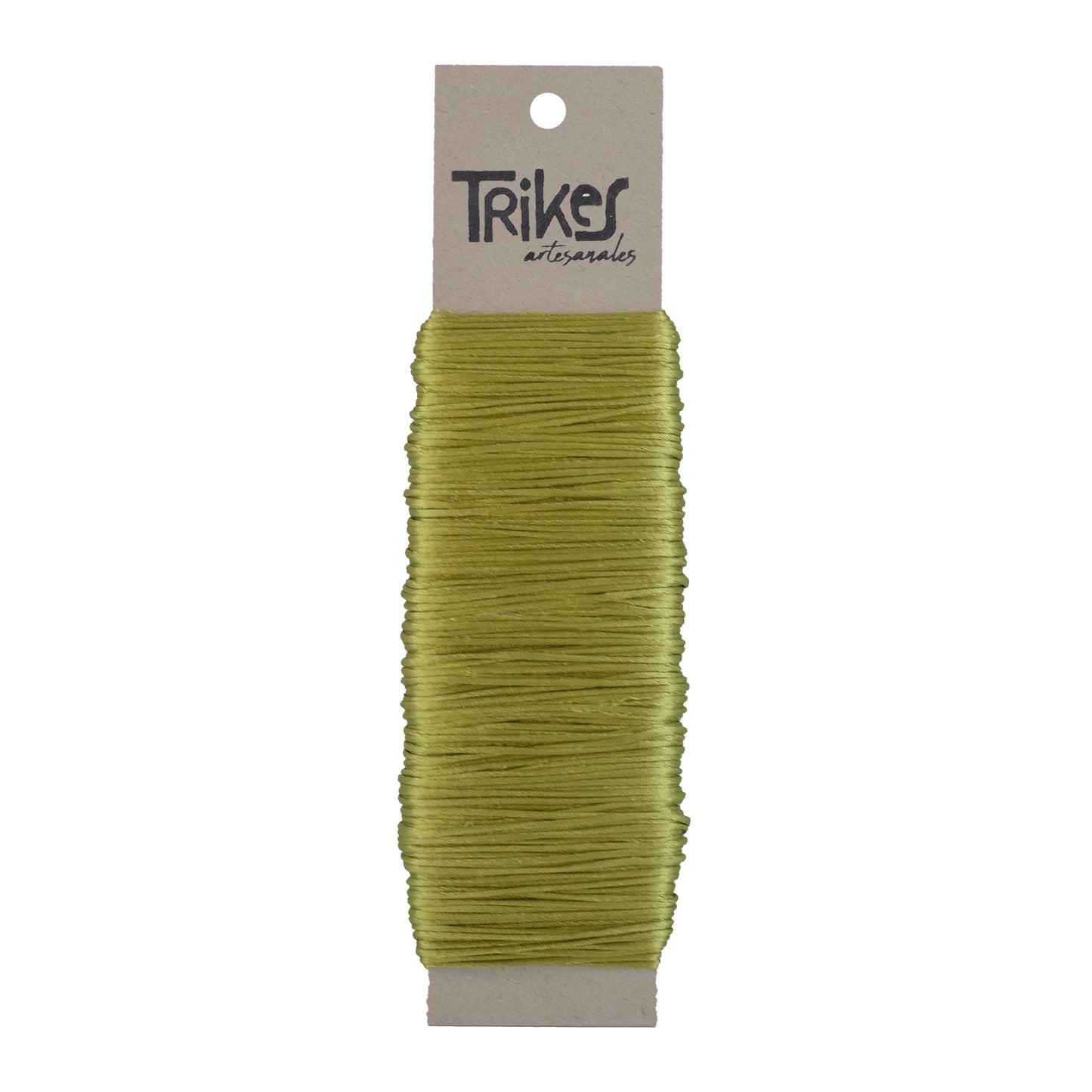 Cordon de Seda 1mm Verde Musgo